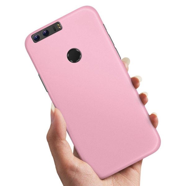 Huawei Honor 8 - Cover/Mobilcover Lysrosa Light pink