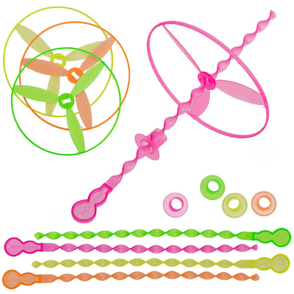 2-Pak - Flyvende Vinge med Snurre Multicolor