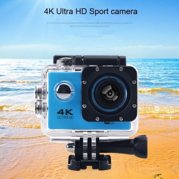 Actionkamera med dykkerhus - 4K Ultra HD & WiFi Black