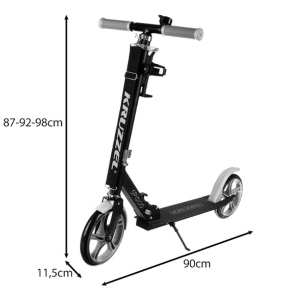Sparkcykel / Kickbike - Vikbar grå