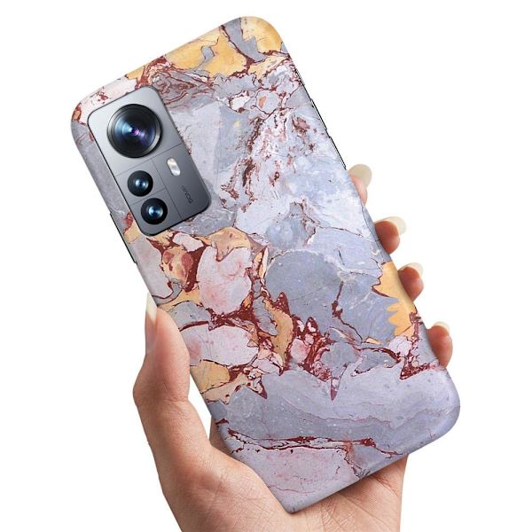 Deksel / Mobildeksel til Xiaomi 12 Pro - Marmor Multicolor