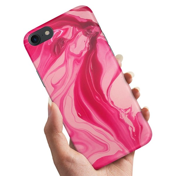 iPhone 7/8/SE - Cover/Mobilcover Marmor Multicolor