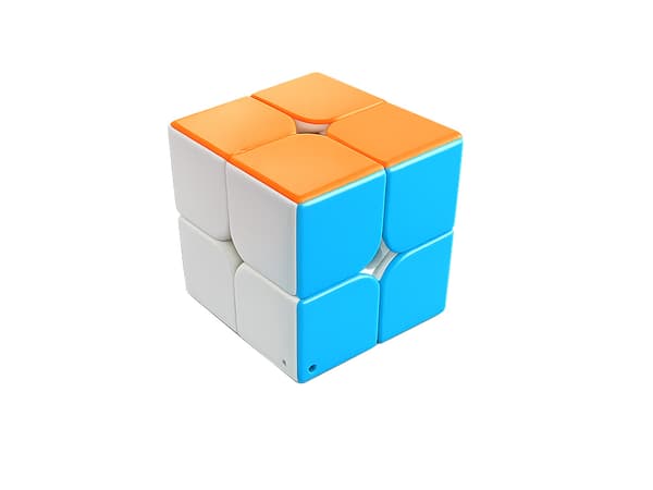 Rubiks kub nyckelring 2x2