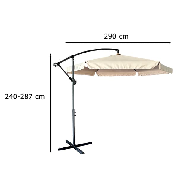 Parasoll - 290 cm Beige