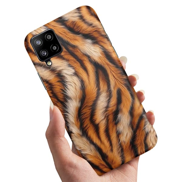 Deksel / Mobildeksel til Samsung Galaxy A12 - Tiger