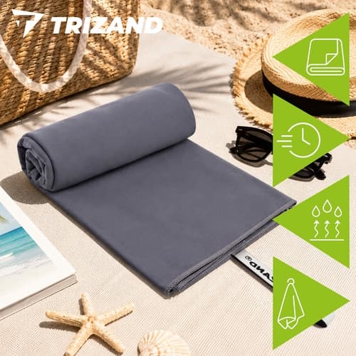 Handduk Mikrofiber 180x100 cm 250gsm - Snabbtorkande