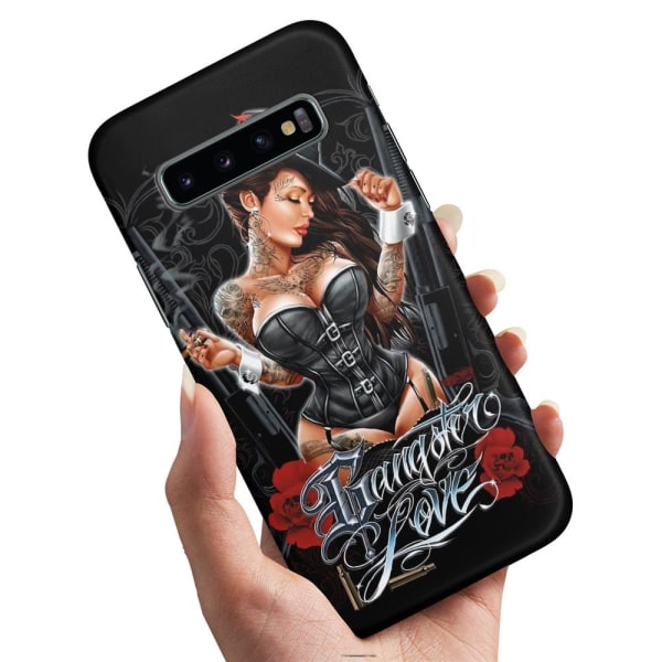 Samsung Galaxy S10e - Cover/Mobilcover Gangster Love