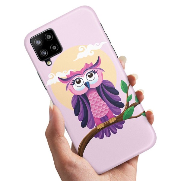 Samsung Galaxy A12 - Kuoret/Suojakuori Kaunis Pöllö