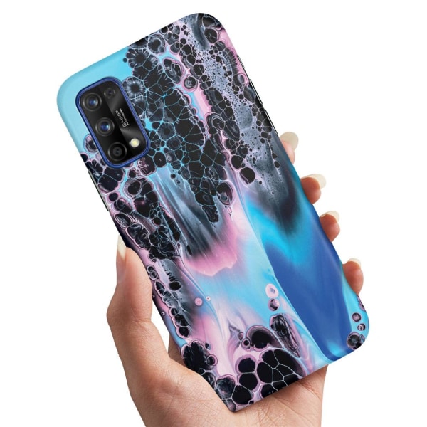 Realme 7 Pro - Deksel/Mobildeksel Marmor Multicolor