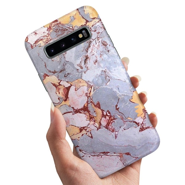 Samsung Galaxy S10 - Skal/Mobilskal Marmor multifärg