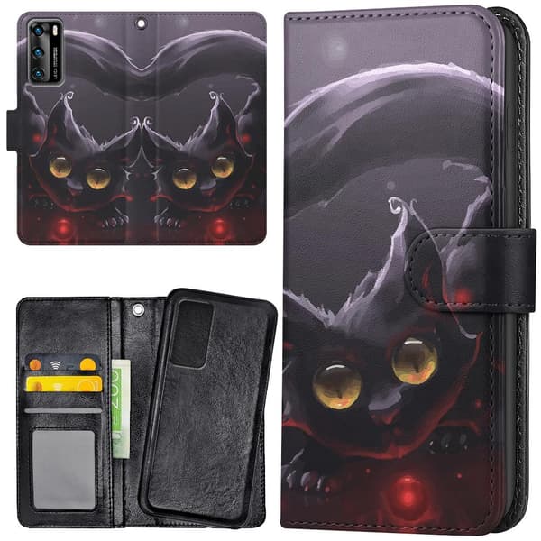 Huawei P40 Pro - Mobilcover/Etui Cover Sort Kat