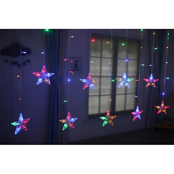 Julstjärnor LED Slinga - Girlang Multicolor