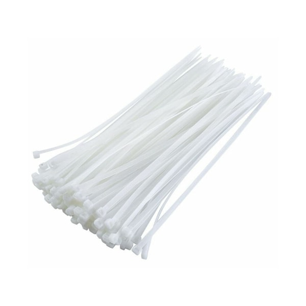 100-Pack Buntband / Kabelband - Vit