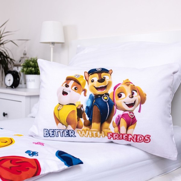 Paw Patrol Teamwork barnen sängkläder täcke 100×135 cm, 40×60 cm