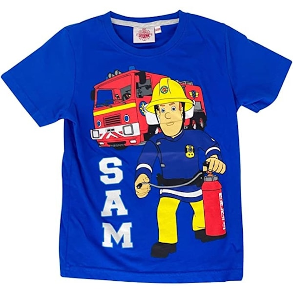 Brandman Sam T-Shirt för Barn - 2-Pack 110/116 cm