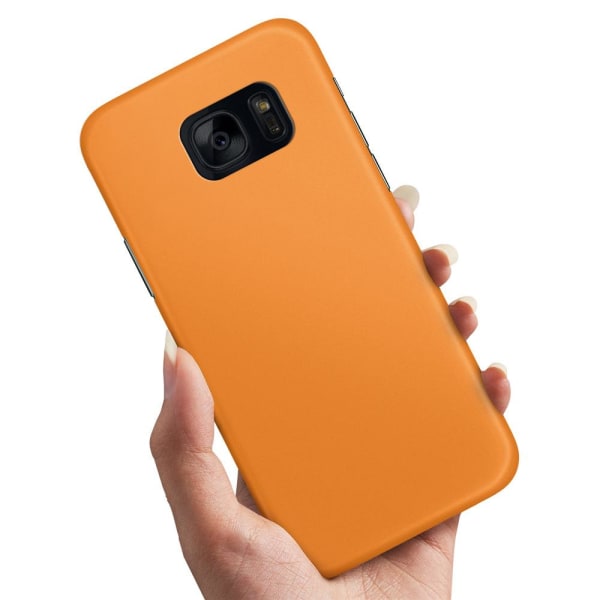 Samsung Galaxy S7 - Cover/Mobilcover Orange Orange