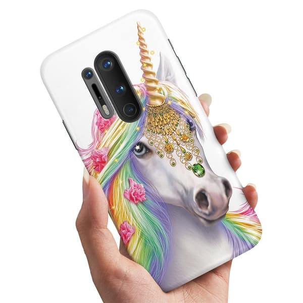 Deksel / Mobildeksel til OnePlus 8 Pro - Unicorn/Enhjørning