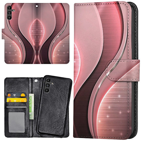 Samsung Galaxy A13 5G/A04s - Lommebok Deksel Abstract
