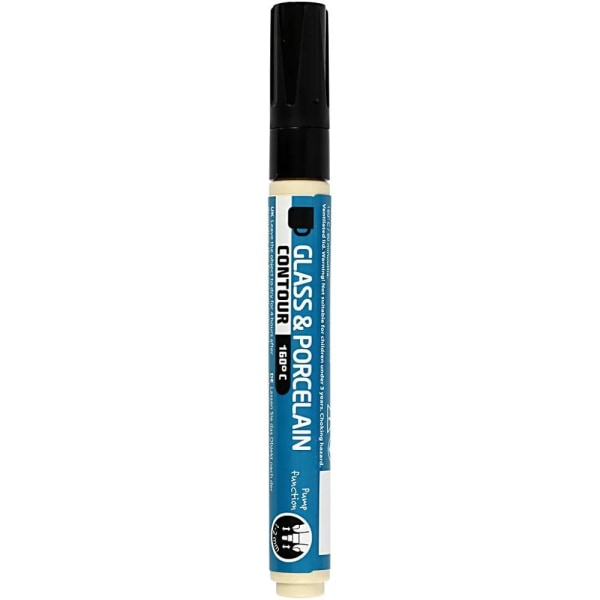 Porslin- & Glaspenna - Välj färg! Black Svart (1-2 mm)
