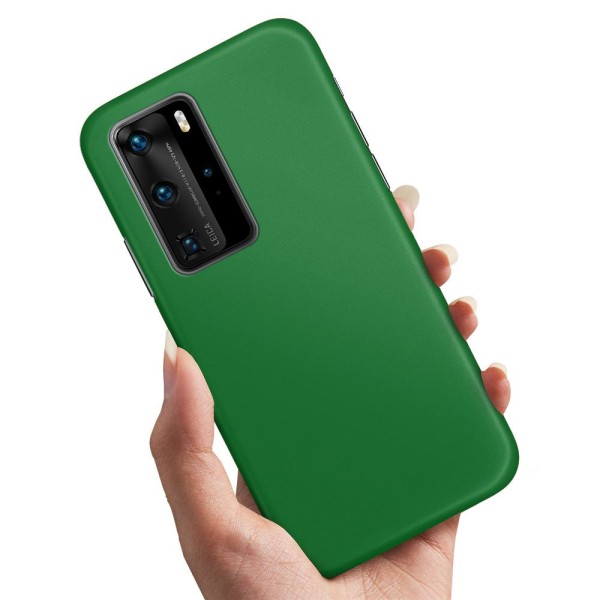 Huawei P40 - Cover / Mobilcover Grøn Green