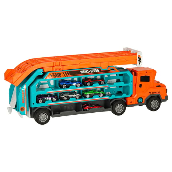 Leksaksbil Biltransport Orange