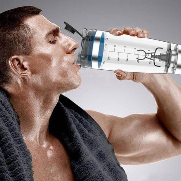 Protein Shaker  / Sähköinen Mikseri - 500 ml Transparent