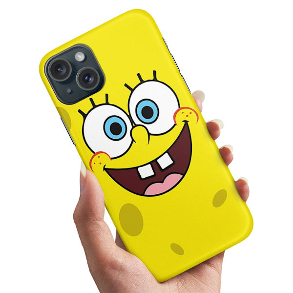 iPhone 15 - Deksel/Mobildeksel Svampebob