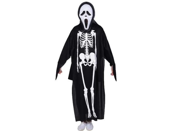 Skelett Maskeraddräkt Barn - 90cm