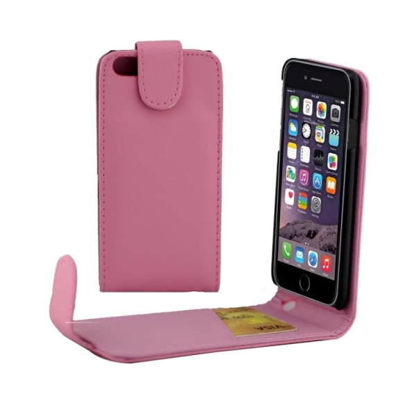 iPhone 7/8 / SE (2020) - Flip-etui med kortslot - Pink Pink