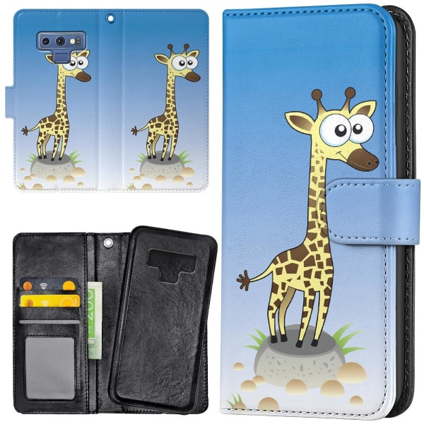 Samsung Galaxy Note 9 - Mobilcover/Etui Cover Tegnet Giraf