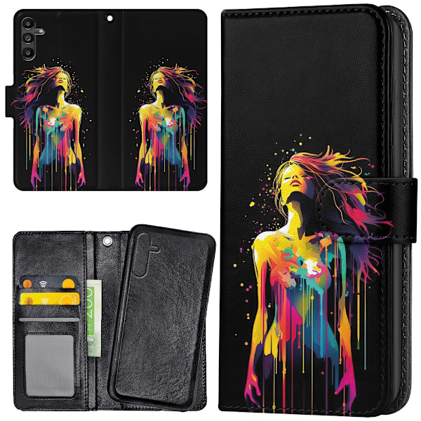 Samsung Galaxy A56 5G - Lompakkokotelo/Kuoret Abstract