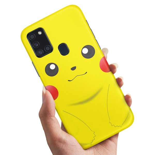 Samsung Galaxy A21s - Cover/Mobilcover Pikachu / Pokemon