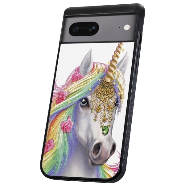 Google Pixel 7 - Deksel/Mobildeksel Unicorn/Enhjørning