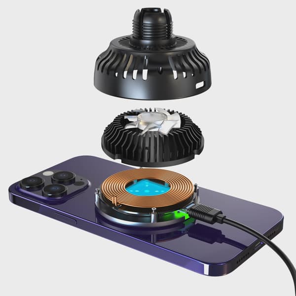 FIXED MagCool 15W Telefonhållare för ventilationsgaller