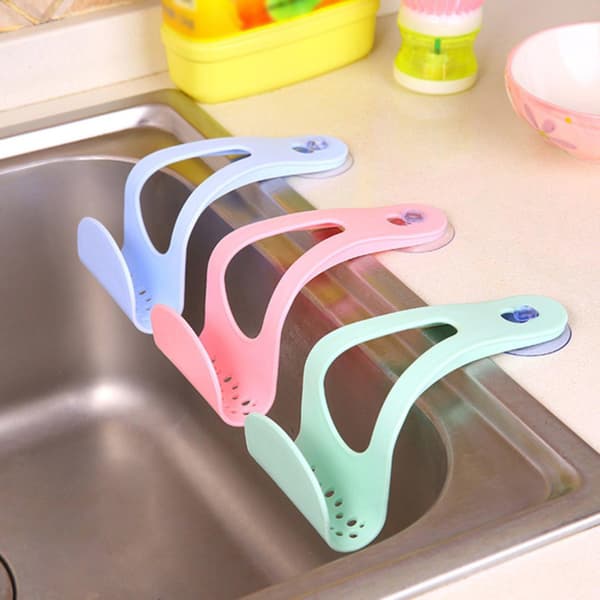 2-Pack - Diskbänk / Diskho Hållare med Sugkoppar - Städprodukter multifärg