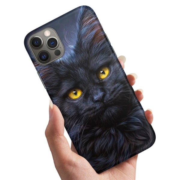 iPhone 11 - Deksel/Mobildeksel Svart Katt