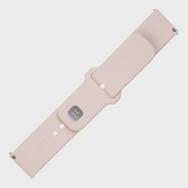 FIXED Silikonrem för Smartwatch Universal 22 mm Rosa