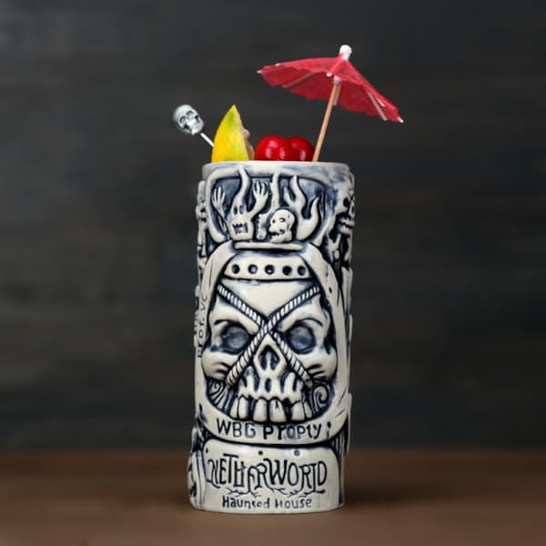 Tiki Spökhus Glas 54 cl Vit