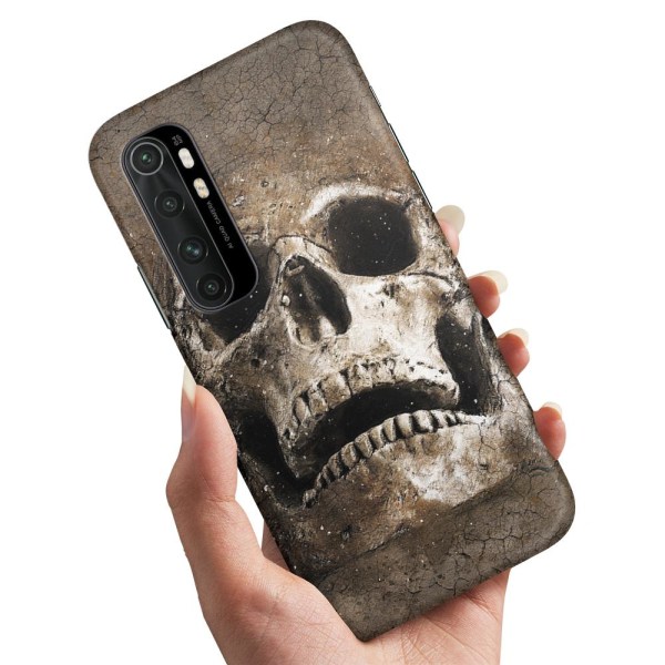 Xiaomi Mi Note 10 Lite - Cover/Mobilcover Cracked Skull