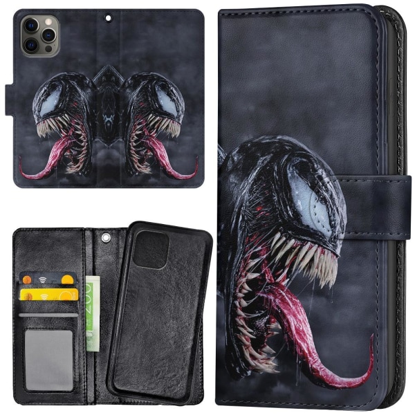 iPhone 12 Pro Max - Plånboksfodral/Skal Venom multifärg