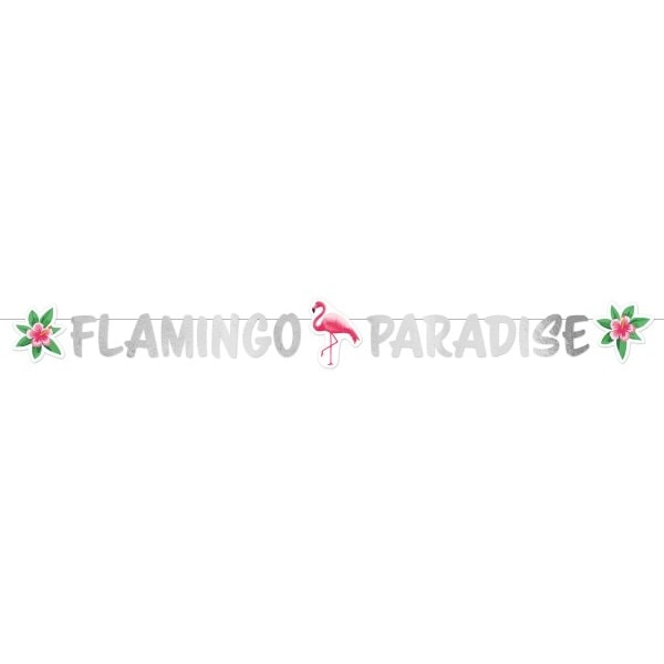 Flamingo Paradise pappersskyss 135 cm