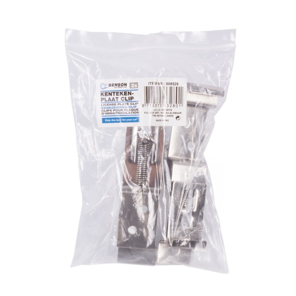 Nummerplåtshållare 2-pack