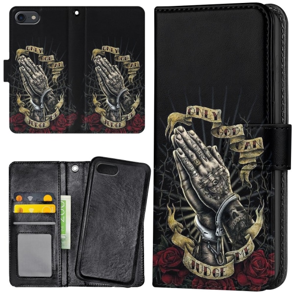 iPhone 6/6s Plus - Mobilcover/Etui Cover Only God Can Judge Me