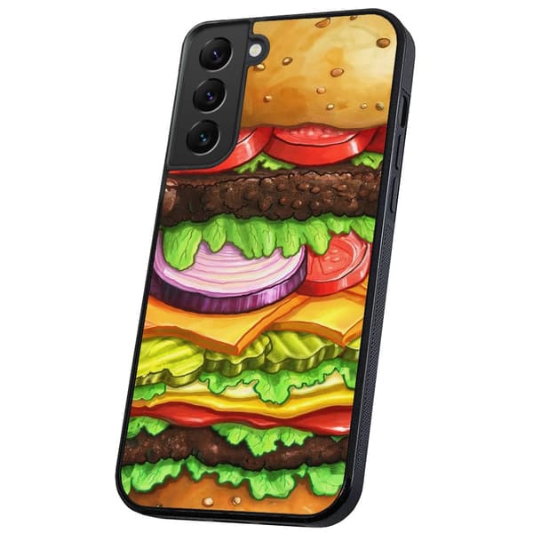 Samsung Galaxy S22 Plus - Deksel/Mobildeksel Hamburger
