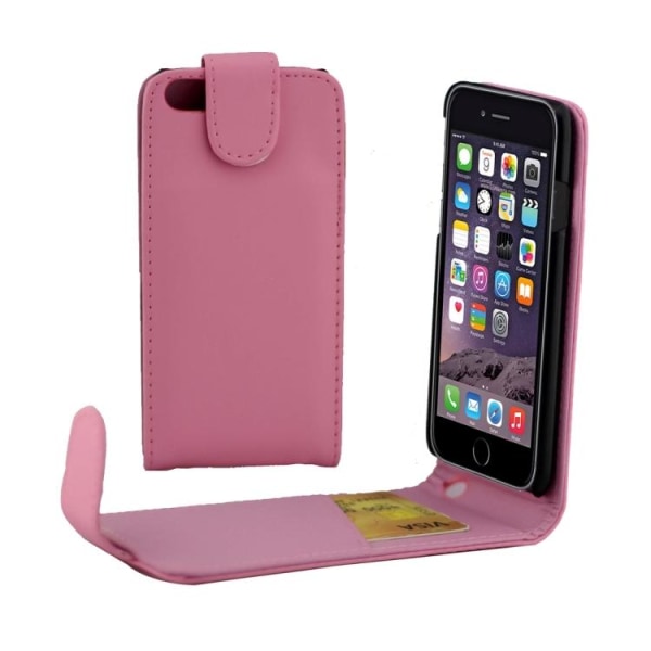 iPhone 7/8 Plus - Flipfodral med Kortfack - Rosa Rosa