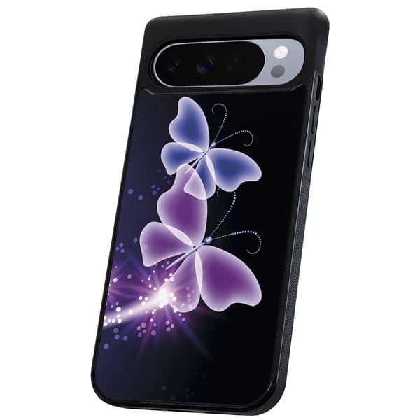 Google Pixel 10 Pro XL - Deksel/Mobildeksel Lilla Sommerfugler