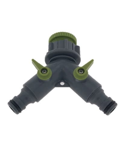 Vattenkoppling dubbel 1/2"-3/4"