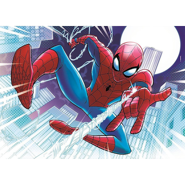 Spider-Man Glödande pussel med 104 bitar