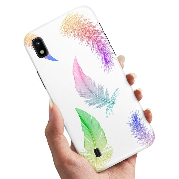 Samsung Galaxy A10 - Skal/Mobilskal Fjädrar