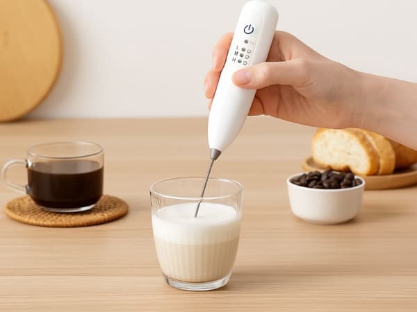 Elektrisk mjölkskummare - Sladdlös handvisp för kaffe